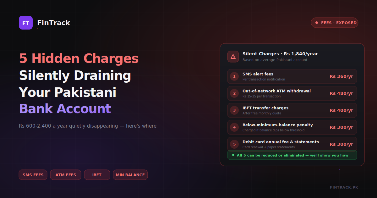5 Hidden Bank Charges Silently Draining Pakistani Accounts in 2026