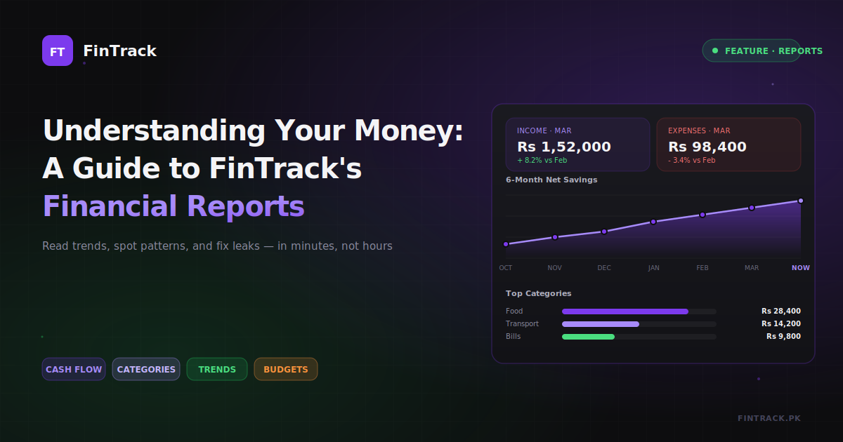 Understanding Your Money: A Guide to FinTrack's Financial Reports